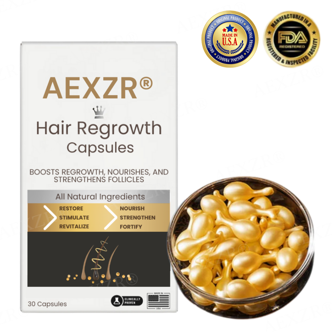 AEXZR® Hair Regrowth Capsules - LIMITED-TIME OFFER | No More Hair loss now!💕