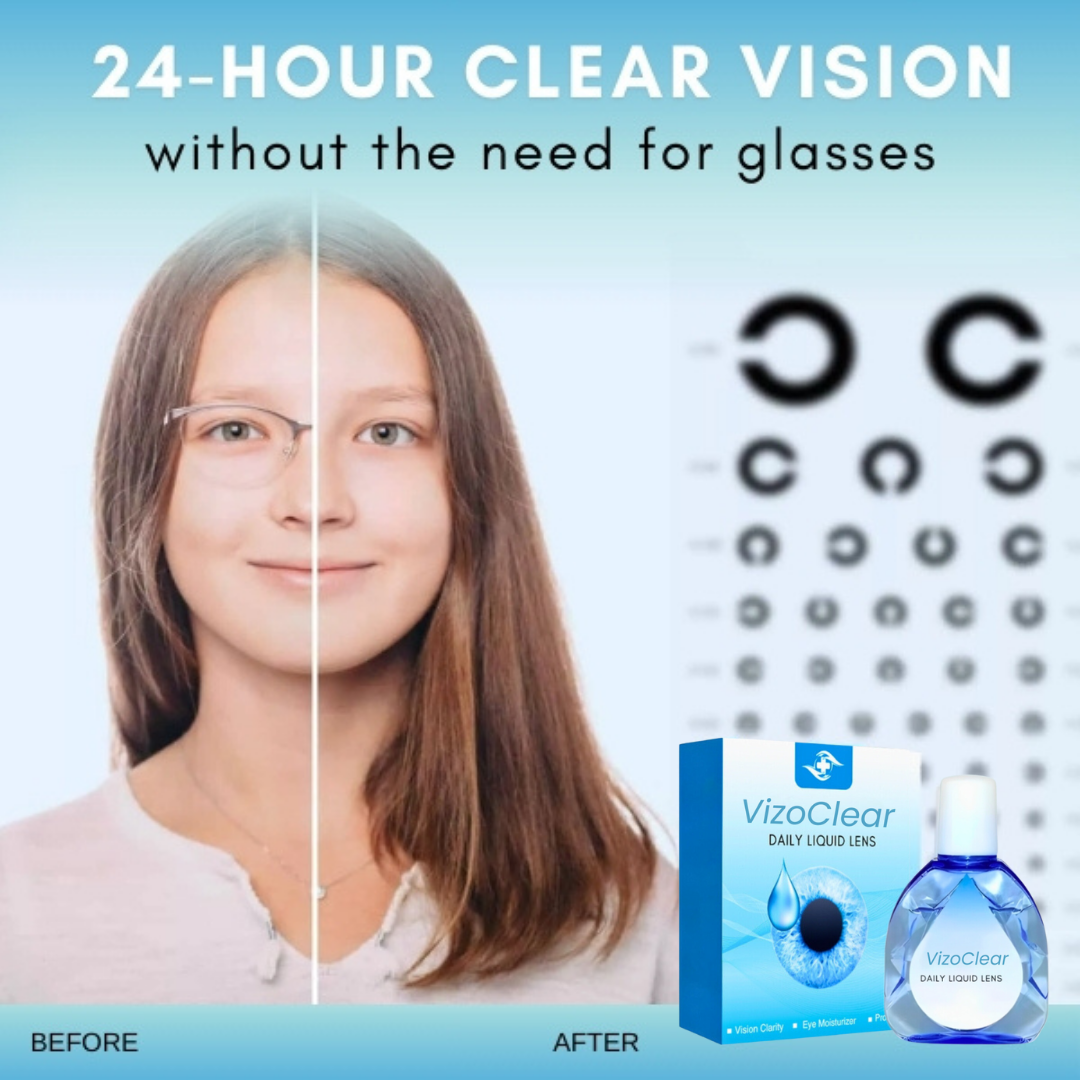 VizoClear™ Daily Liquid Lens - 👩⚕️ Recommended by Experts! 🔥 30-Days Money-Back Guarantee! 💰