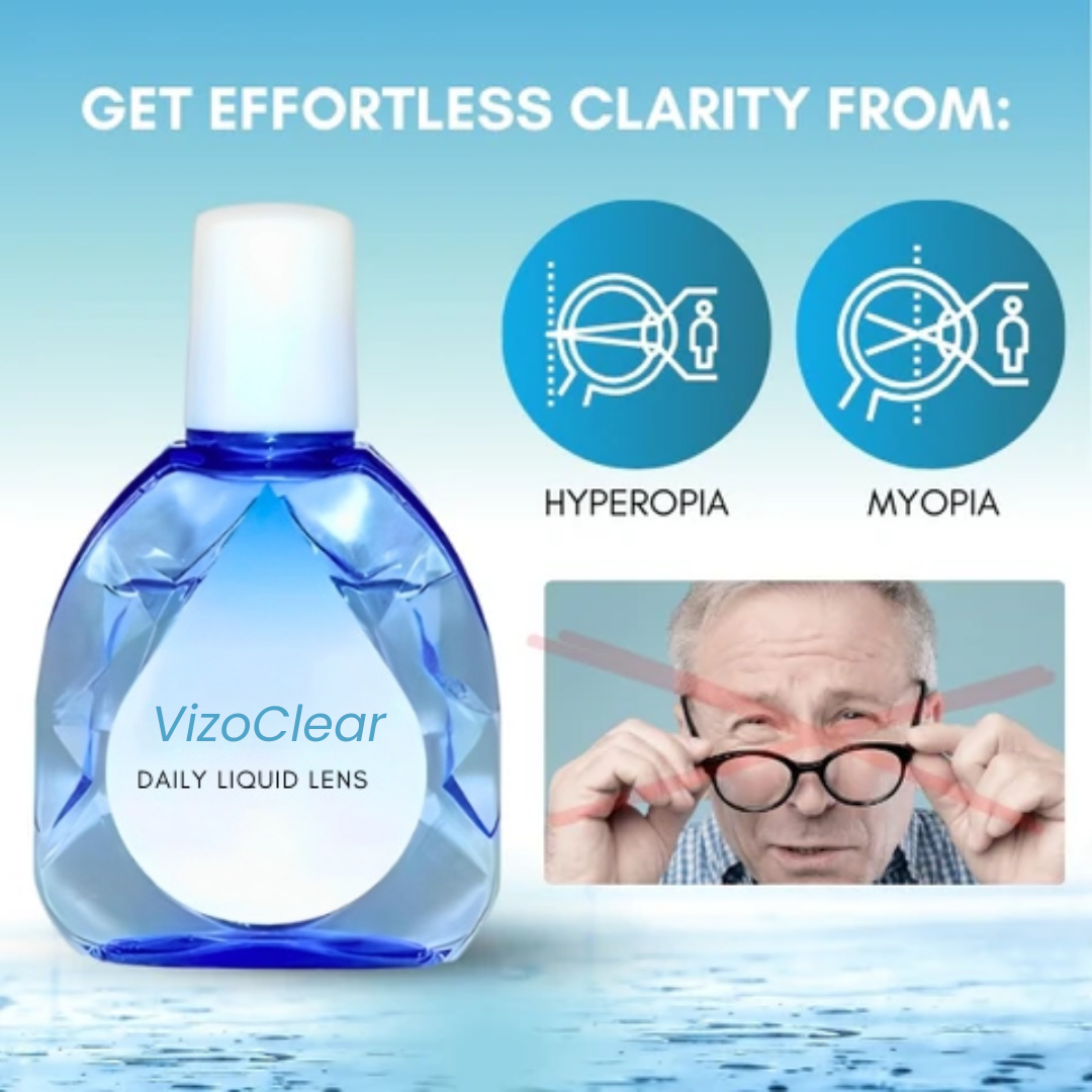 VizoClear™ Daily Liquid Lens - 👩⚕️ Recommended by Experts! 🔥 30-Days Money-Back Guarantee! 💰