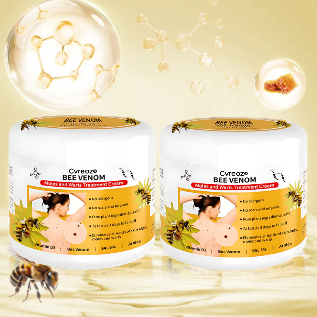 Cvreoz® Bee Venom Mole and Wart Treatment Cream - LIMITED-TIME OFFER | Let out the Best Confidence in YOU!💕