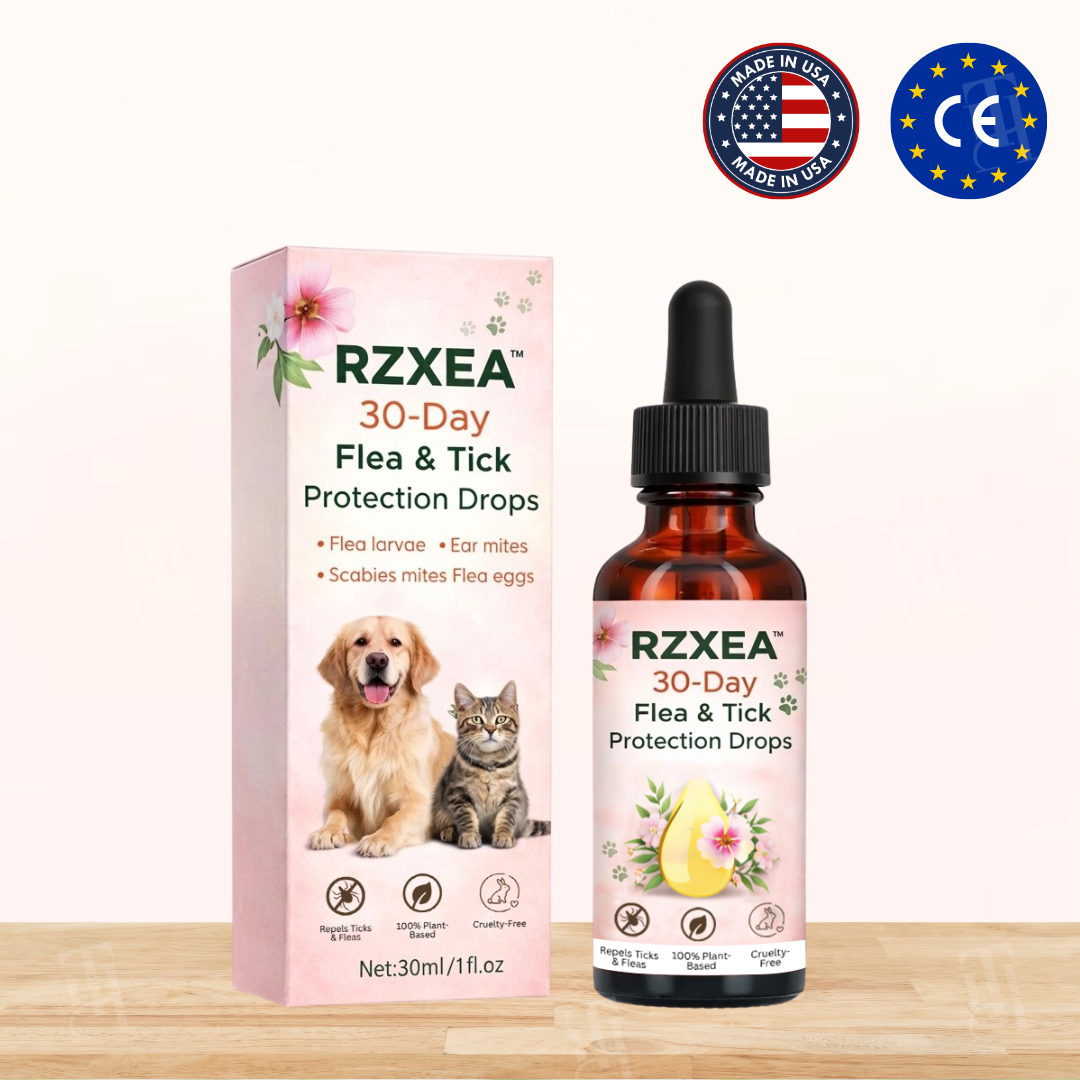 ✨Spring Sale up to 70% OFF Prevents Tick & Flea | RZXEA™ 30-Day Flea & Tick Protection Drops
