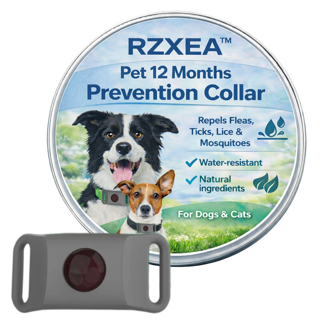✨Spring Sale up to 70% OFF Prevents Tick & Flea | RZXEA™ Pet 12 Months Prevention Collar