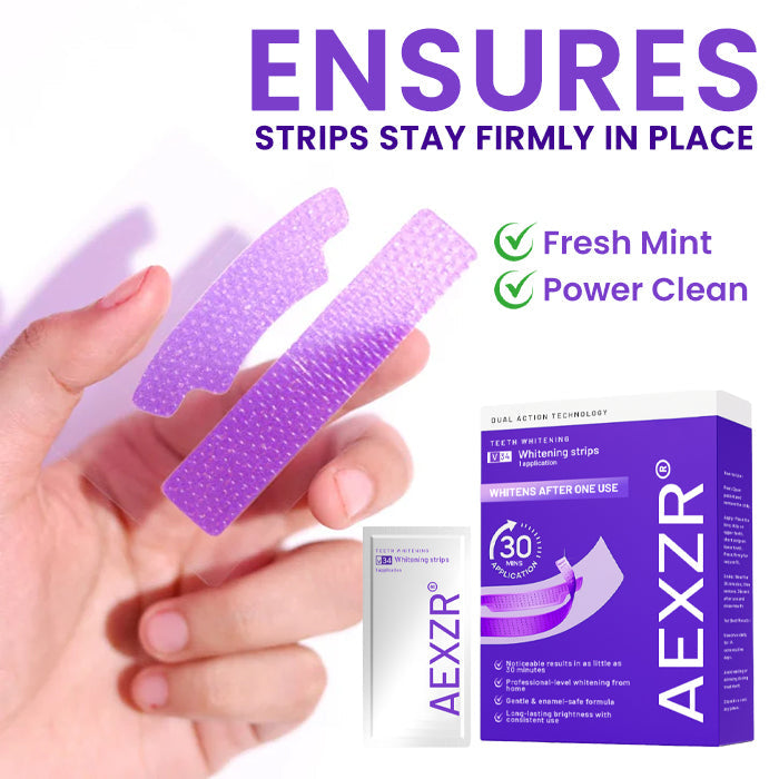 🔥LOWEST PRICE - 50% OFF | AEXZR® V34 Whitening Strips