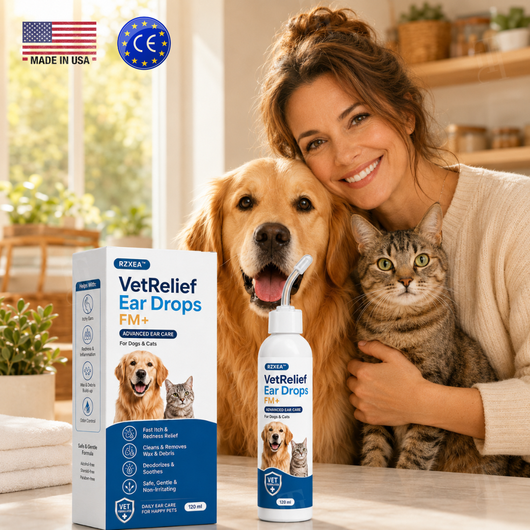 ⚡FLASH SALE !!! First 50 Get 70% OFF! - RZXEA™ VetRelief Ear Drops FM+