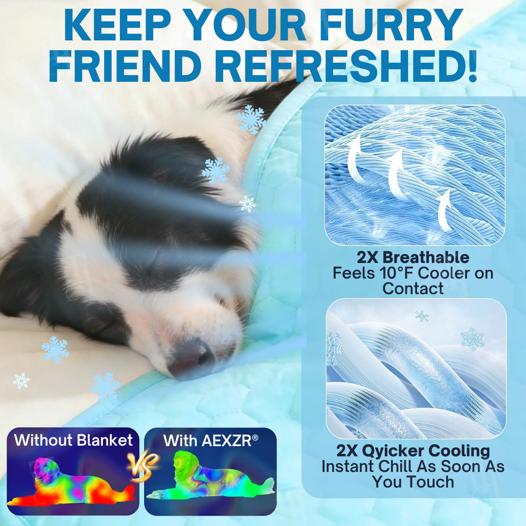 🔥SUMMER LOWEST PRICE - 50% OFF | AEXZR® Advanced Ortho-Cool Pet Mat | Thermochromic Safe Cooling Pad
