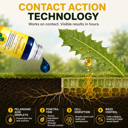 🔥SUMMER LOWEST PRICE - 50% OFF | RZXEA™ RapidBurn Pelargonic Acid Herbicide