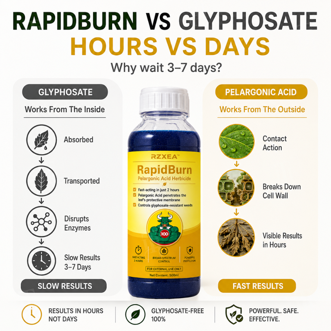 🔥SUMMER LOWEST PRICE - 50% OFF | RZXEA™ RapidBurn Pelargonic Acid Herbicide