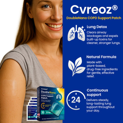 Cvreoz® DoubleNano COPD Support Patch | ⚡LIMITED DISCOUNT OFFER⚡
