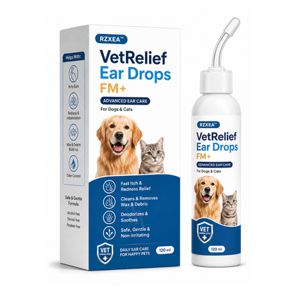 ⚡FLASH SALE !!! First 50 Get 70% OFF! - RZXEA™ VetRelief Ear Drops FM+
