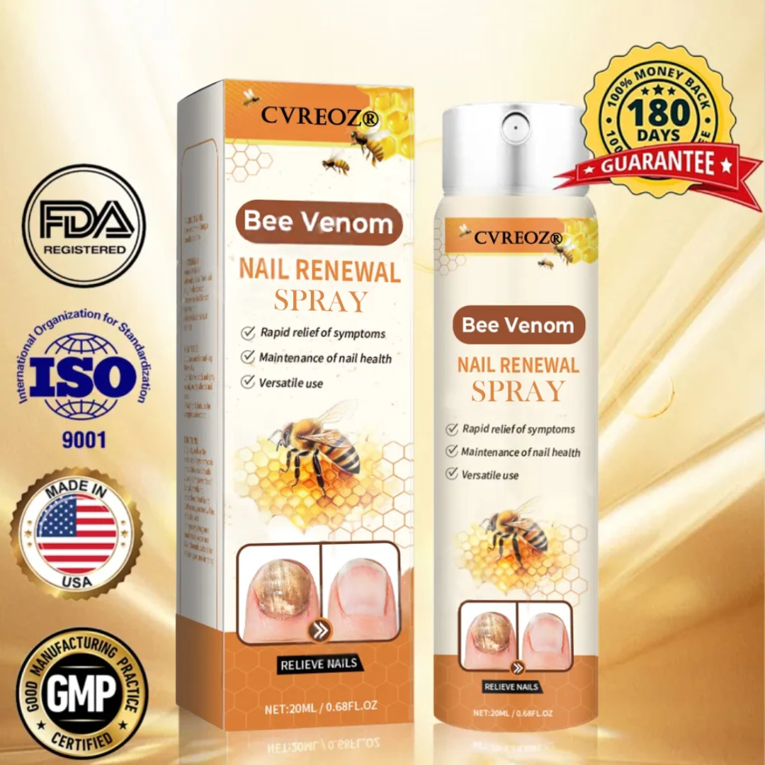 26 Pcs Left !!! - Cvreoz® Bee Venom Nail Renewal Spray - LIMITED-TIME OFFER | Bring out your best self-confidence!💕