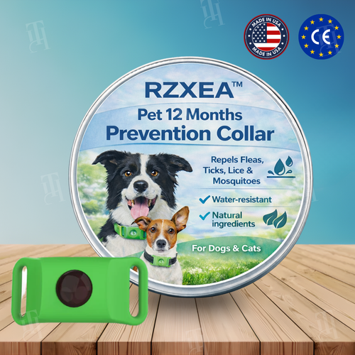 ✨Spring Sale up to 70% OFF Prevents Tick & Flea | RZXEA™ Pet 12 Months Prevention Collar