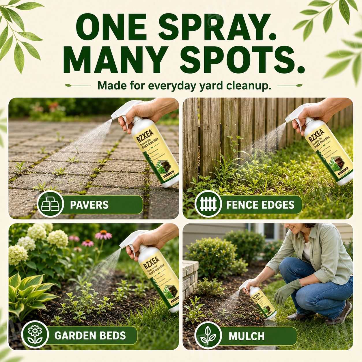 🔥FALL LOWEST PRICE - 50% OFF | RZXEA™ Ready-to-Use Weed & Grass Killer