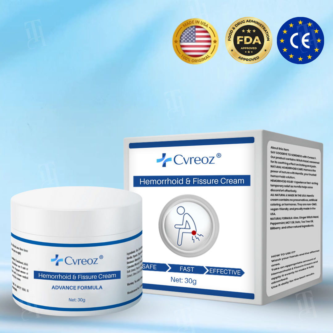 Cvreoz® Hemorrhoid & Fissure Cream -  LIMITED-TIME OFFER | Experience Comfort like a BOSS!!💕