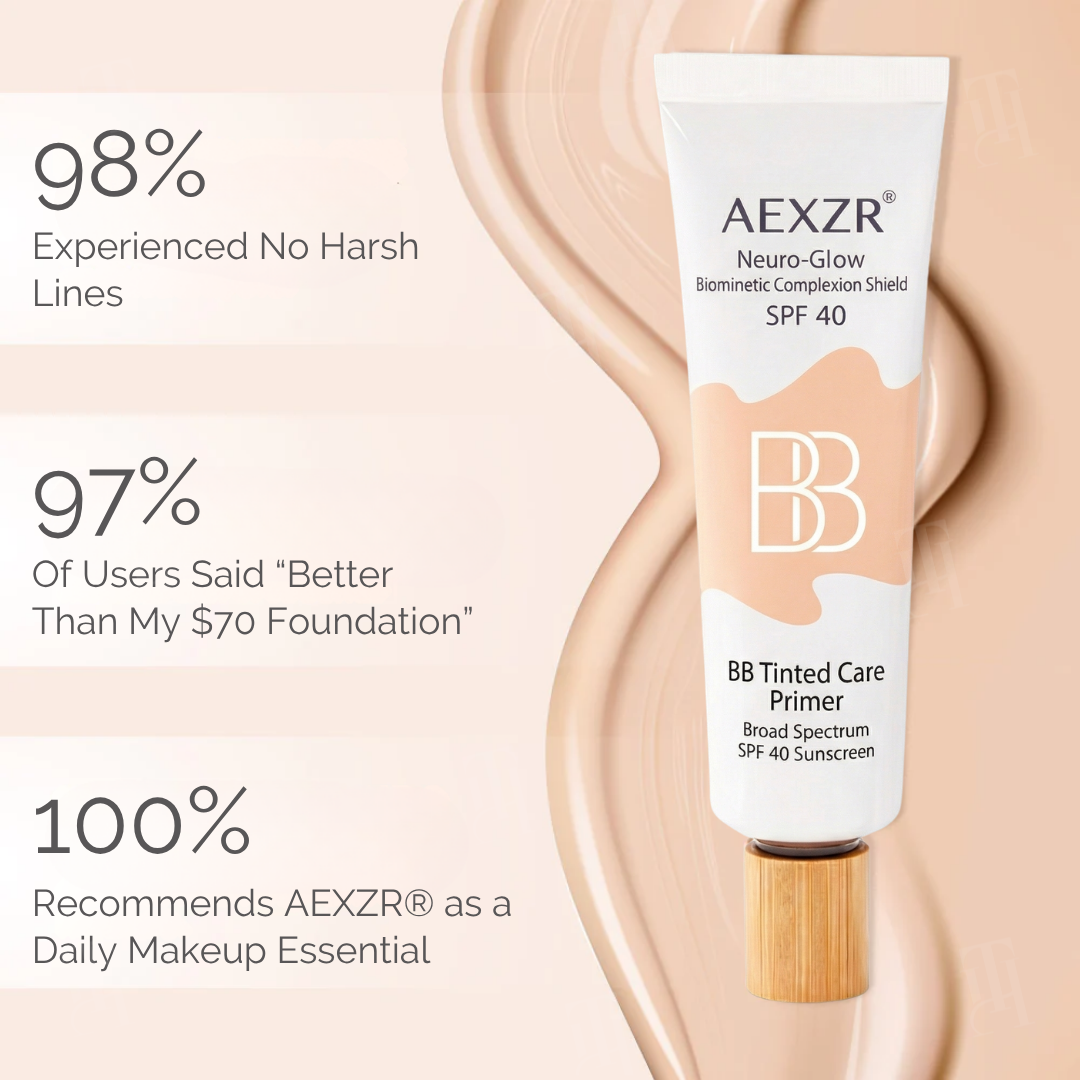 ✨ Lightweight Daily SPF Glow 50% OFF Limited Stock | AEXZR® Neuro-Glow Biomimetic Complexion Shield SPF 40