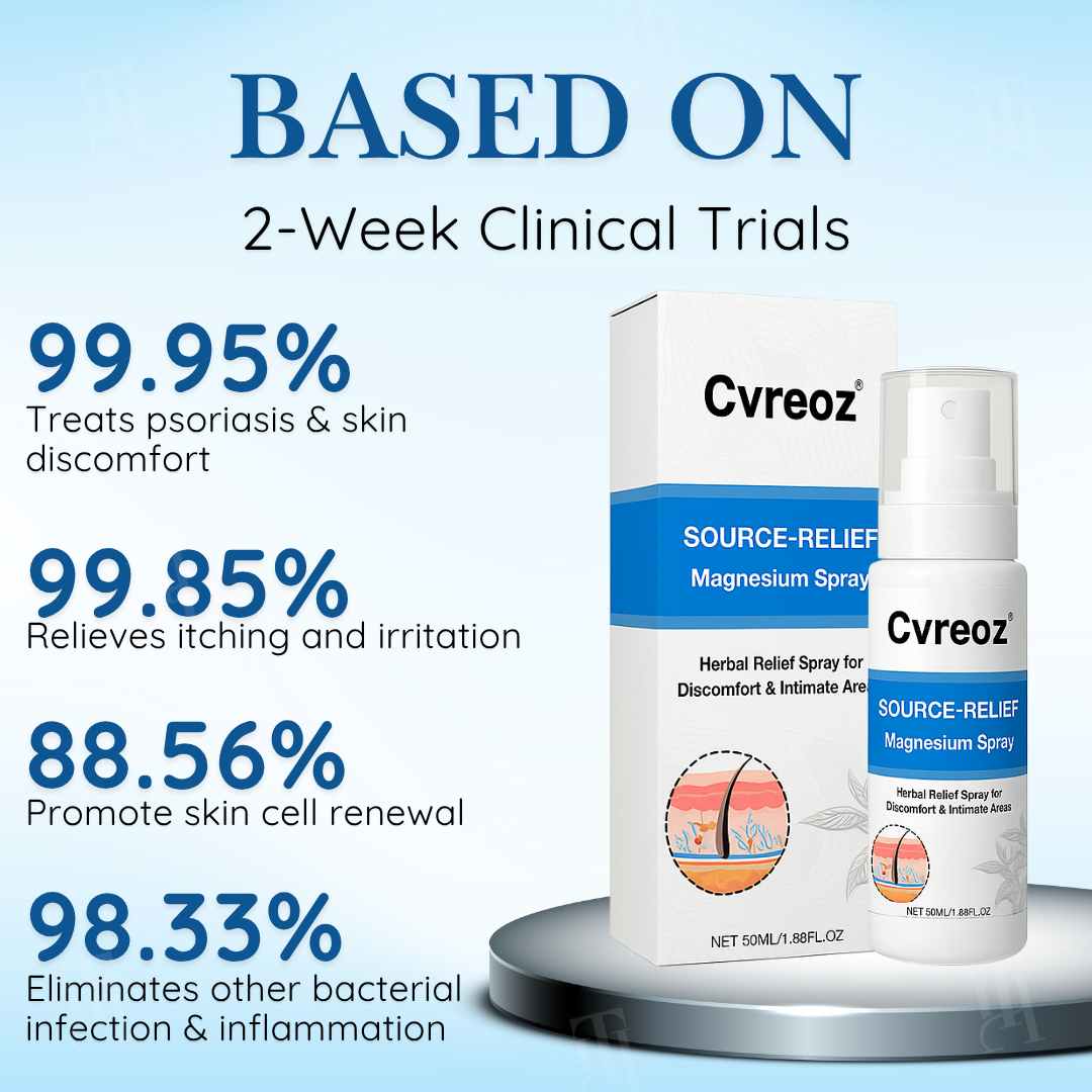 ✨Limited-Time 50% OFF Deal |  Get Calm & Comfort for Less | Cvreoz® Source-Relief Magnesium Spray