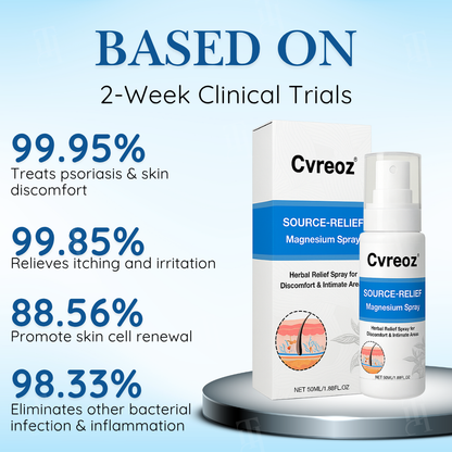 ✨Limited-Time 50% OFF Deal |  Get Calm & Comfort for Less | Cvreoz® Source-Relief Magnesium Spray