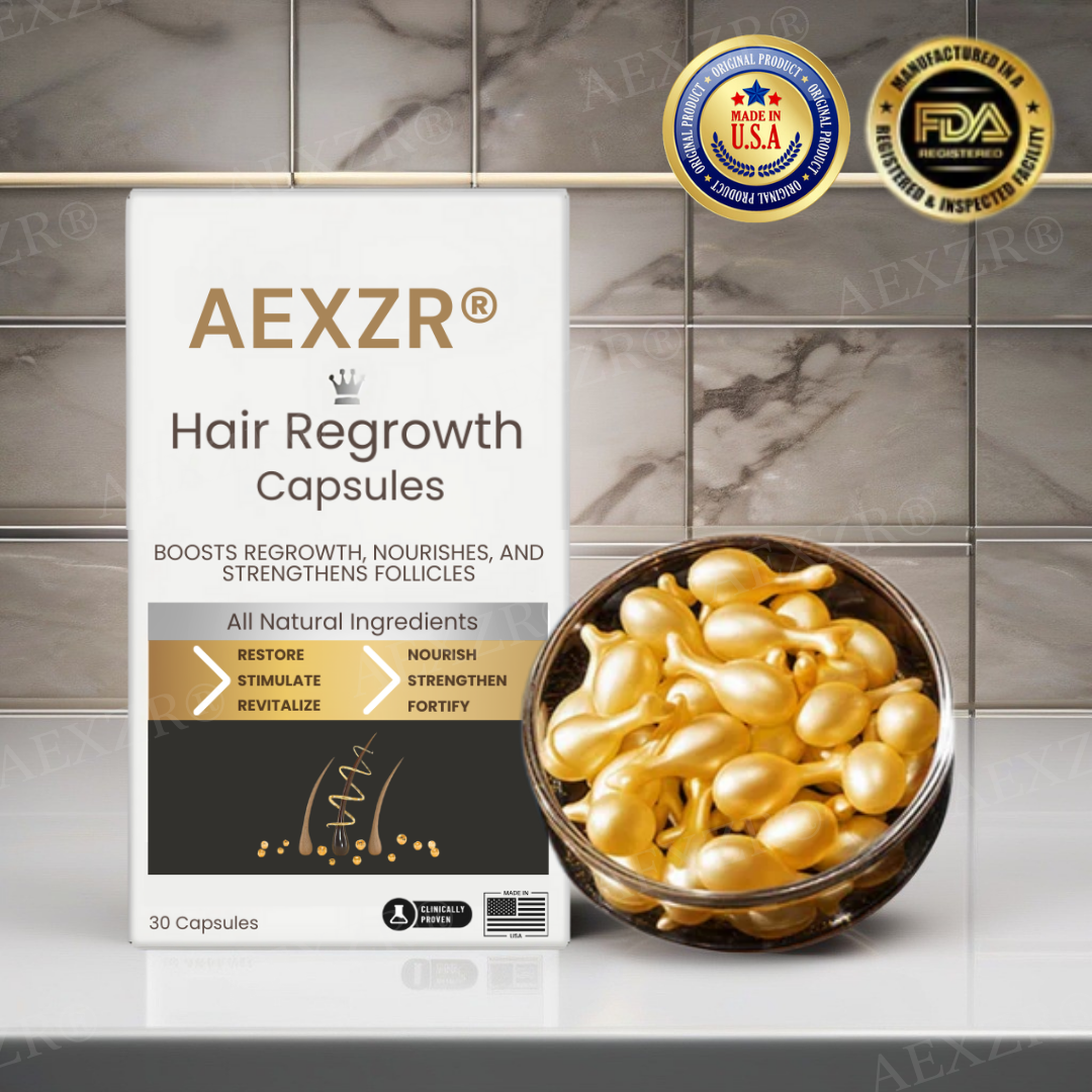 AEXZR® Hair Regrowth Capsules - LIMITED-TIME OFFER | No More Hair loss now!💕