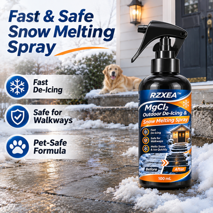 ❄️ Q4 Winter Prep Sale — Up to 50% OFF | RZXEA™ MgCl₂ Outdoor De-Icing & Snow Melting Spray