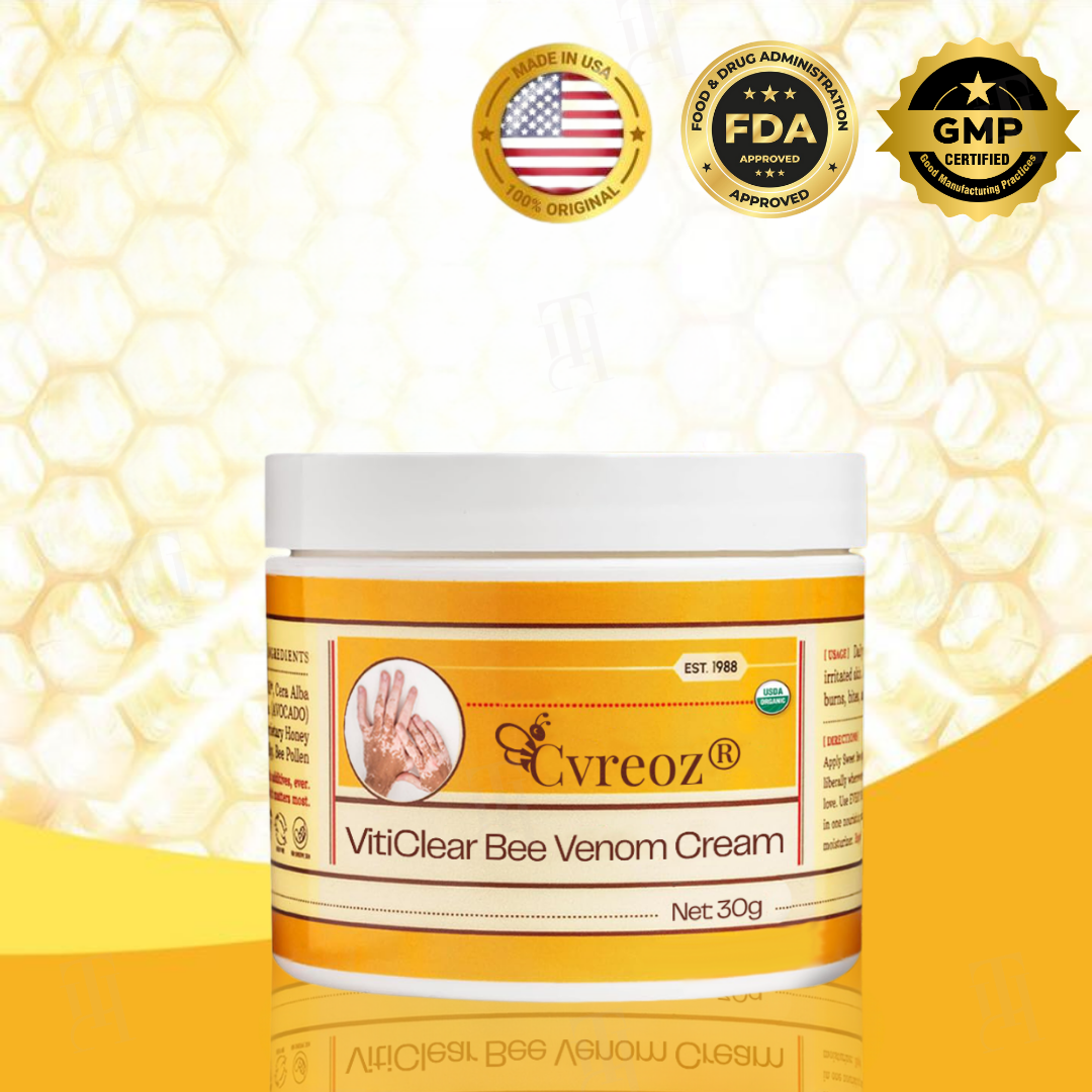 Cvreoz® VitiClear Bee Venom Cream | No More Hiding that Skin!💕