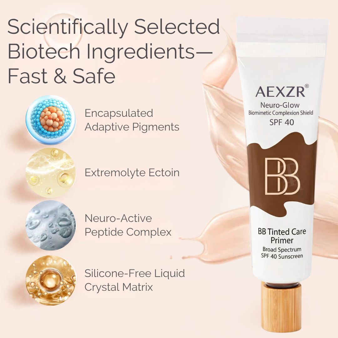 ✨ Lightweight Daily SPF Glow 50% OFF Limited Stock | AEXZR® Neuro-Glow Biomimetic Complexion Shield SPF 40