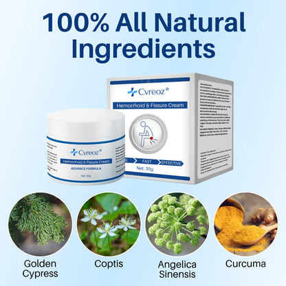 Cvreoz® Hemorrhoid & Fissure Cream -  LIMITED-TIME OFFER | Experience Comfort like a BOSS!!💕