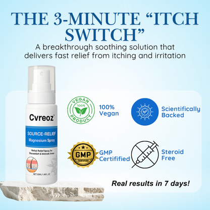 ✨Limited-Time 50% OFF Deal |  Get Calm & Comfort for Less | Cvreoz® Source-Relief Magnesium Spray