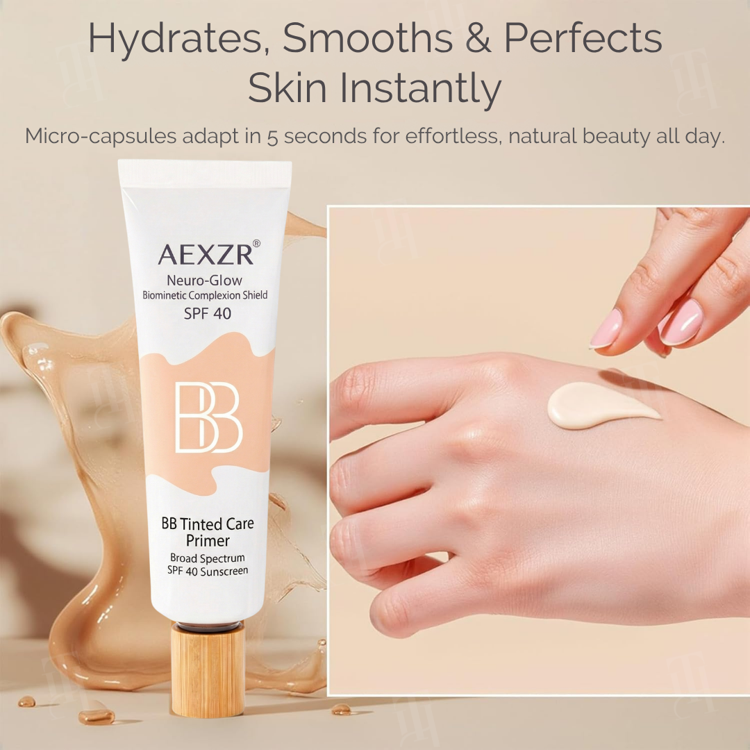 ✨ Lightweight Daily SPF Glow 50% OFF Limited Stock | AEXZR® Neuro-Glow Biomimetic Complexion Shield SPF 40