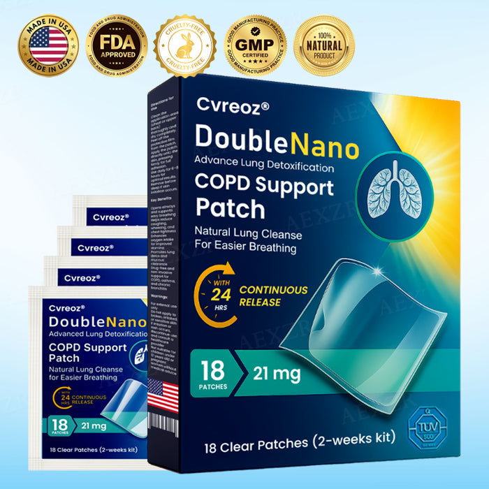 Cvreoz® DoubleNano COPD Support Patch | ⚡LIMITED DISCOUNT OFFER⚡