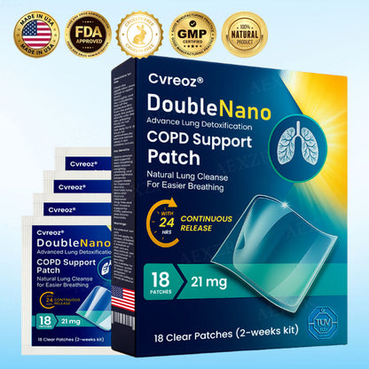 Cvreoz® DoubleNano COPD Support Patch | ⚡LIMITED DISCOUNT OFFER⚡