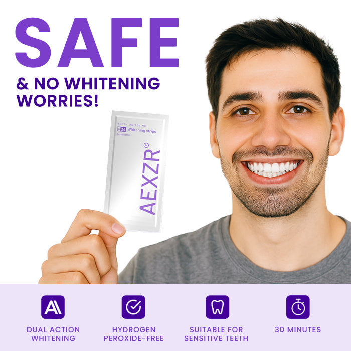 🔥LOWEST PRICE - 50% OFF | AEXZR® V34 Whitening Strips
