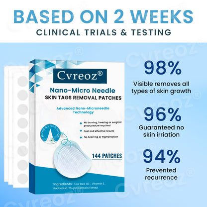 29 Pcs Left!!!Cvreoz® Nano-Micro Needle Skin Tags Removal Patches  | No More Hiding that Skin!💕