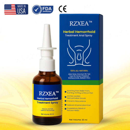 🔥 Natural Hemorrhoid Relief - 50% OFF for 24 Hours! | RZXEA™ Herbal Hemorrhoid Treatment Anal Spray