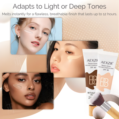 ✨ Lightweight Daily SPF Glow 50% OFF Limited Stock | AEXZR® Neuro-Glow Biomimetic Complexion Shield SPF 40