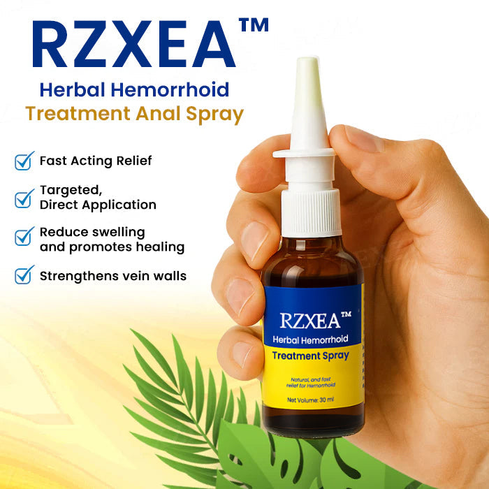 🔥 Natural Hemorrhoid Relief - 50% OFF for 24 Hours! | RZXEA™ Herbal Hemorrhoid Treatment Anal Spray
