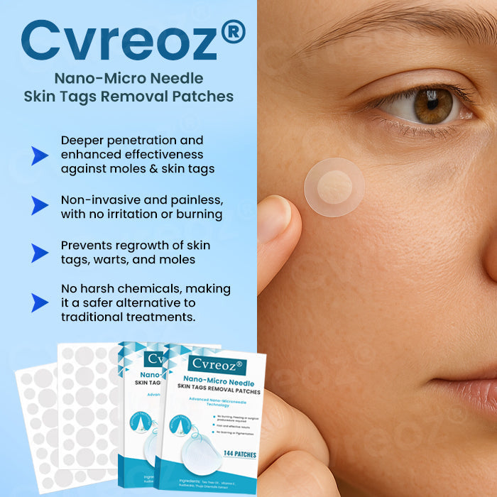 29 Pcs Left!!!Cvreoz® Nano-Micro Needle Skin Tags Removal Patches  | No More Hiding that Skin!💕