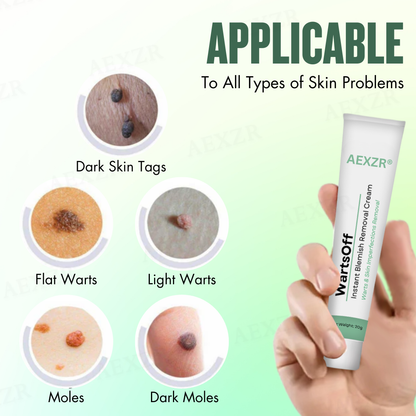 🌟 Official Store | AEXZR® WartsOff Instant Blemish Removal Cream | 50% LIMITED DISCOUNT OFFER✨