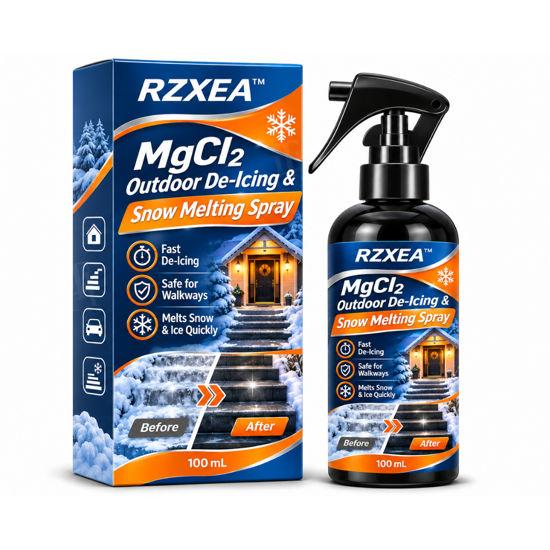 ❄️ Q4 Winter Prep Sale — Up to 50% OFF | RZXEA™ MgCl₂ Outdoor De-Icing & Snow Melting Spray