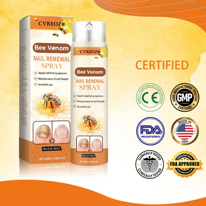 26 Pcs Left !!! - Cvreoz® Bee Venom Nail Renewal Spray - LIMITED-TIME OFFER | Bring out your best self-confidence!💕