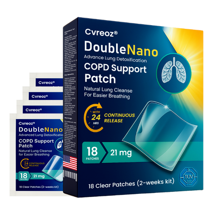 Cvreoz® DoubleNano COPD Support Patch | ⚡LIMITED DISCOUNT OFFER⚡