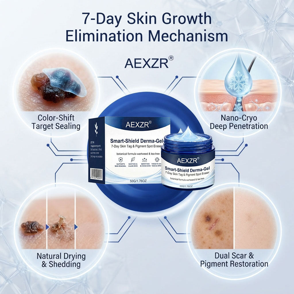 ⚡FLASH SALE !!! First 50 Get 70% OFF! | AEXZR® Smart-Shield Derma-Gel 7-Day Skin Tag & Pigment Spot Eraser
