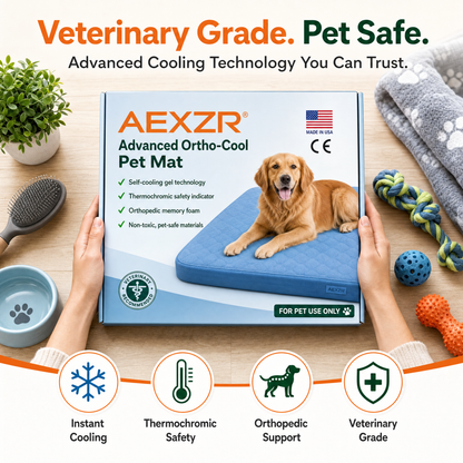 🔥SUMMER LOWEST PRICE - 50% OFF | AEXZR® Advanced Ortho-Cool Pet Mat | Thermochromic Safe Cooling Pad