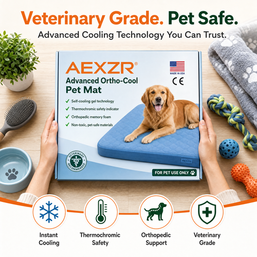 🔥SUMMER LOWEST PRICE - 50% OFF | AEXZR® Advanced Ortho-Cool Pet Mat | Thermochromic Safe Cooling Pad