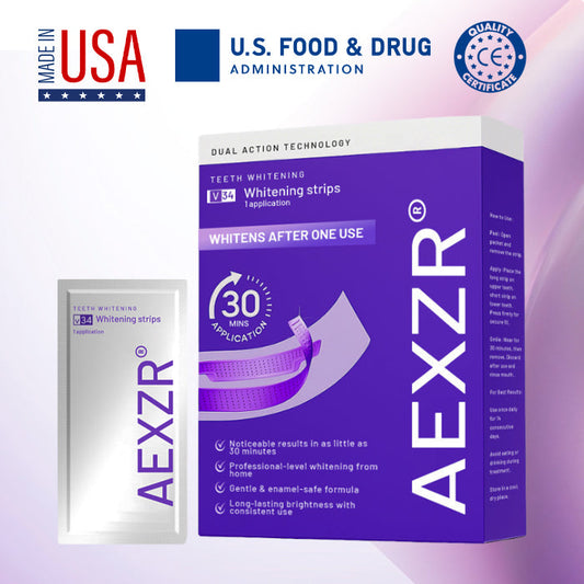 🔥LOWEST PRICE - 50% OFF | AEXZR® V34 Whitening Strips
