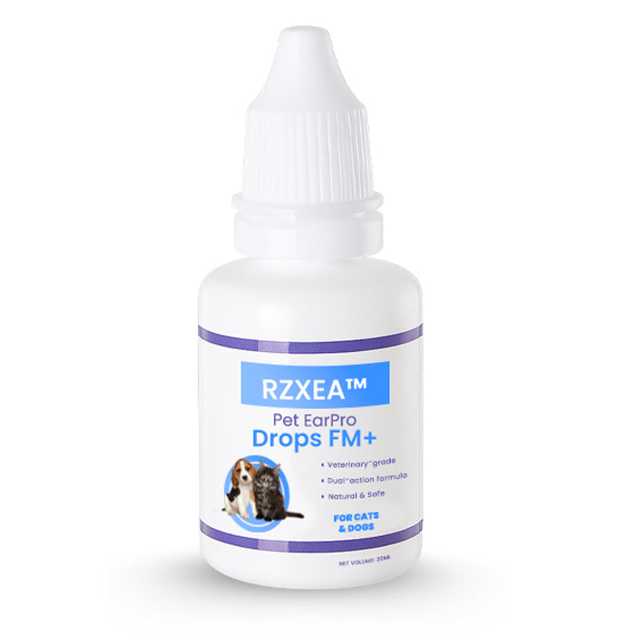 ✨ Summer Discounted Price 50% OFF | Daily Ear Care Made Simple for Pets | RZXEA™ Pet EarPro Drops FM+