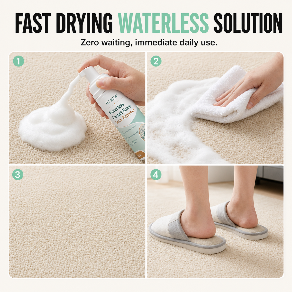 🔥 SELLING FAST!!! - 40% OFF! |RZXEA™ Waterless Carpet Foam Stain Remover (Copy) (Copy)