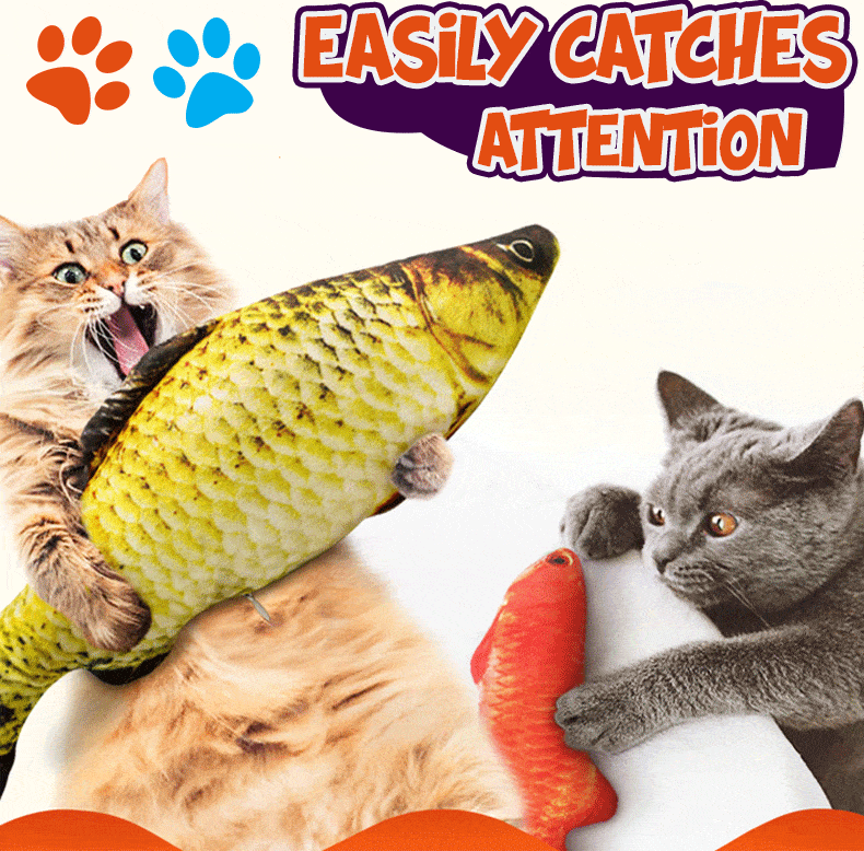 Cat Kicker Fish Toy