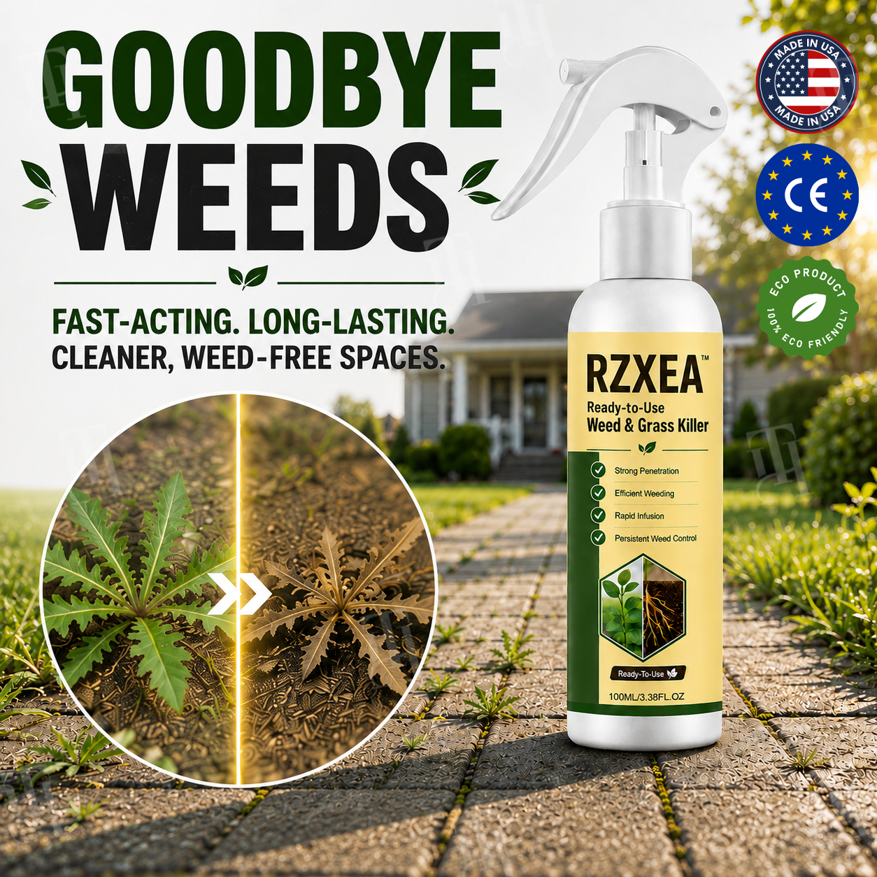 🔥FALL LOWEST PRICE - 50% OFF | RZXEA™ Ready-to-Use Weed & Grass Killer