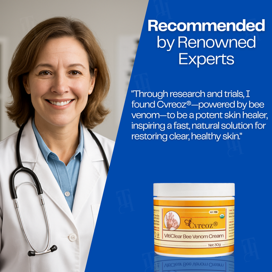 Cvreoz® VitiClear Bee Venom Cream | No More Hiding that Skin!💕